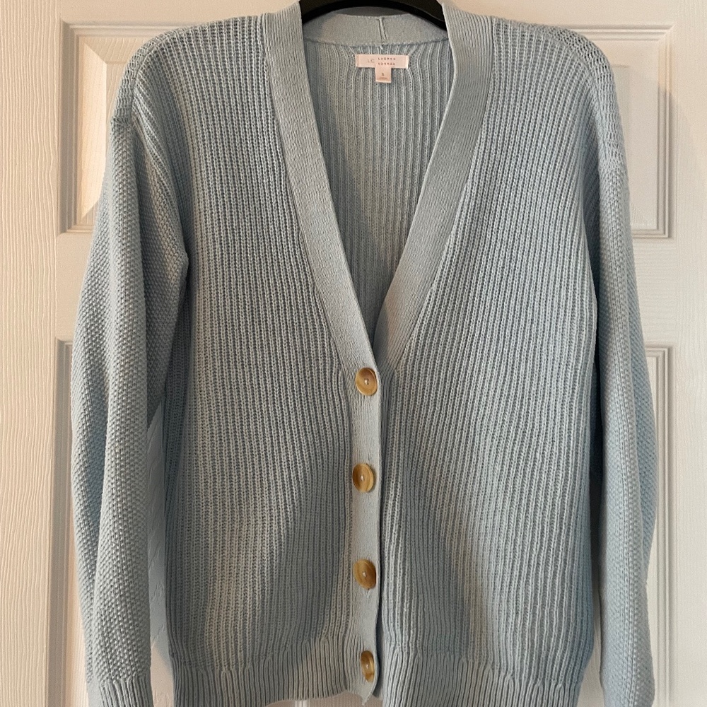 Lauren Conrad cardigan light blue size small like new